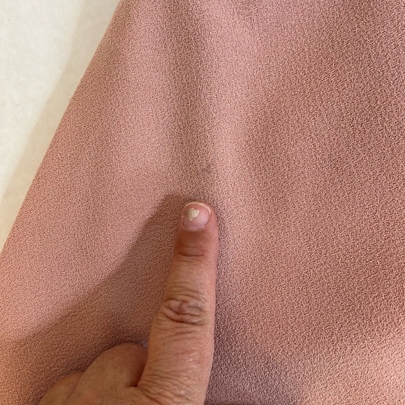 DRESS THE POPULATION CATALINA BLUSH CREPE COCKTAIL DRESS MEDIUM - Picture 7 of 16